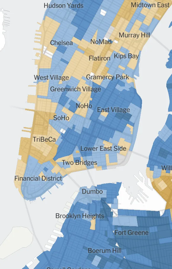 The Most Detailed Map of the 2025 N.Y.C. Mayoral Election